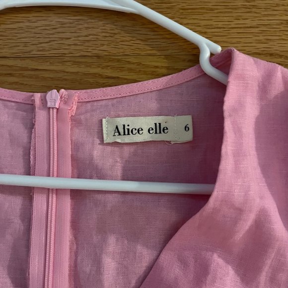 NWT Hello Molly Ruffle Sleeve Mini Dress Pink XS - Picture 4 of 4